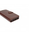 Rico Vitello Genuine Leather Wallet iPhone XR Donker Bruin 