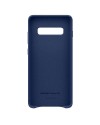 Samsung Galaxy S10 Plus Leather Cover Blauw