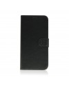 Echt Lederen Bookcase iPhone 11 Pro Zwart