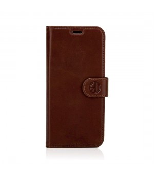 Rico Vitello Genuine Leather Wallet iPhone 11 Donker Bruin