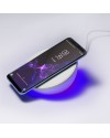 4Smarts Draadloze Oplader Voltbeam N8 met Klok en LED Licht 10W Wit