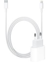 Apple USB‑C Adapter 20W + Apple USB-C naar Lightning 1M Kabel Bulk