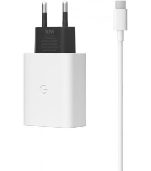 Google USB-C Power 30W Adapter met USB-C Kabel Wit GA02275-EU