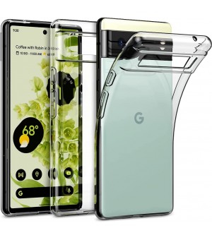 Silicone Hoes Google Pixel 6a Clear