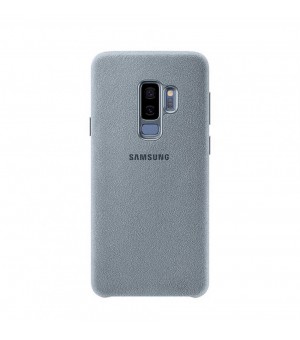 Samsung S9+ Alcantara Cover Grijs