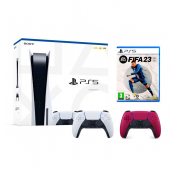Sony PlayStation 5 Disc + FIFA 23+ DualSense Controller  Rood