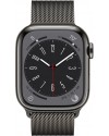 Apple Watch Series 8 41mm GPS + Cellular RVS Milanees Bandje Grafiet