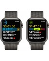 Apple Watch Series 8 45mm GPS + Cellular RVS Milanees Bandje Grafiet