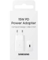 Samsung 15W USB-C Adapter EP-T1510 Wit Bulk