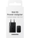 Samsung 15W USB-C Adapter EP-T1510 Zwart Bulk
