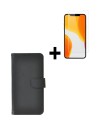 Screenprotector + bookcase Iphone 13 Mini