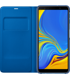 Samsung Galaxy A7 Wallet Cover Blauw