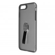4Smarts Clip-On Hoesje met vingerriem iPhone 8 / 7 Plus Zwart